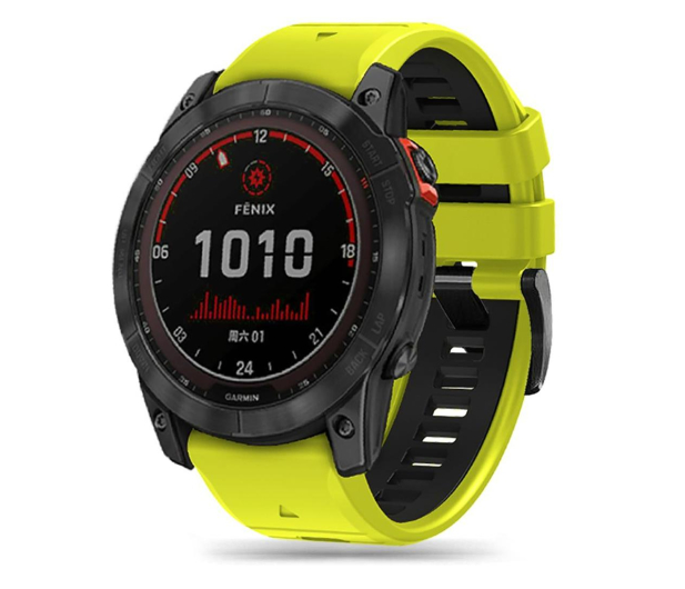 TECH-PROTECT Iconband Pro do Garmin Fenix (26mm) Lime/Black 9319456605129 - 1275773 - zdjęcie